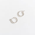 Hoop with Stone Ear Sense Earrings