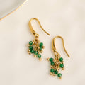 Waterproof Earrings Gemstone Beaded Drop Narelle Fringe