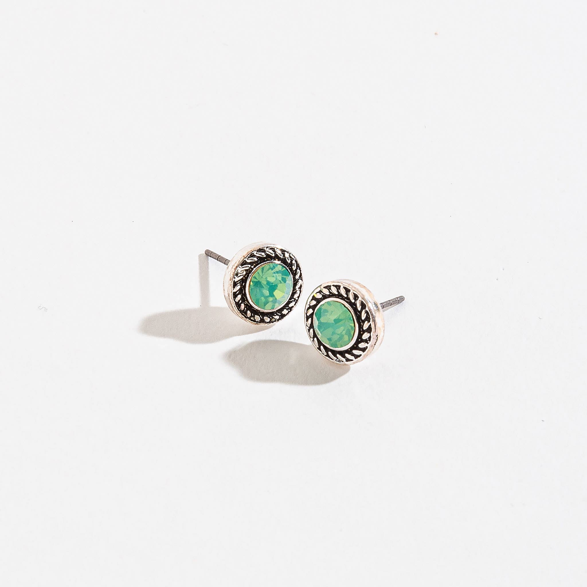 Green Stone Ear Sense Earrings