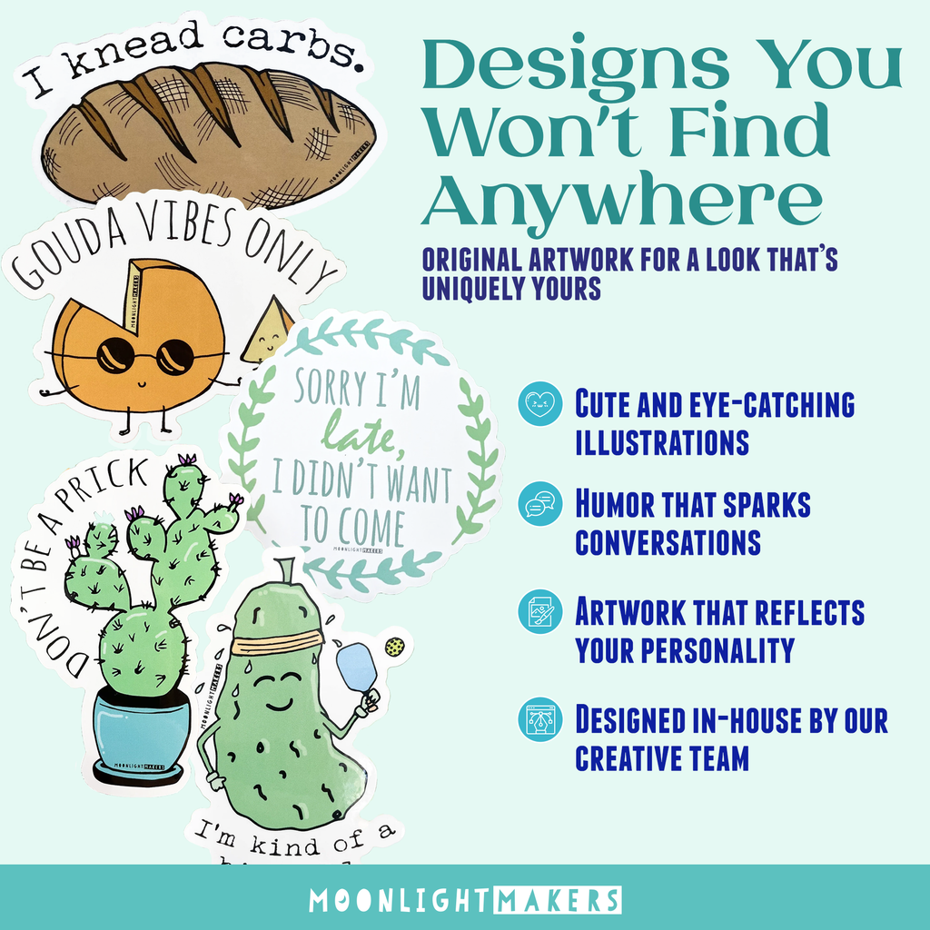 Feeling Cute, Might Die Later - Funny Plant Stickers