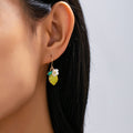 Sparkling Pave Lemon Drop Earrings | 80E62626