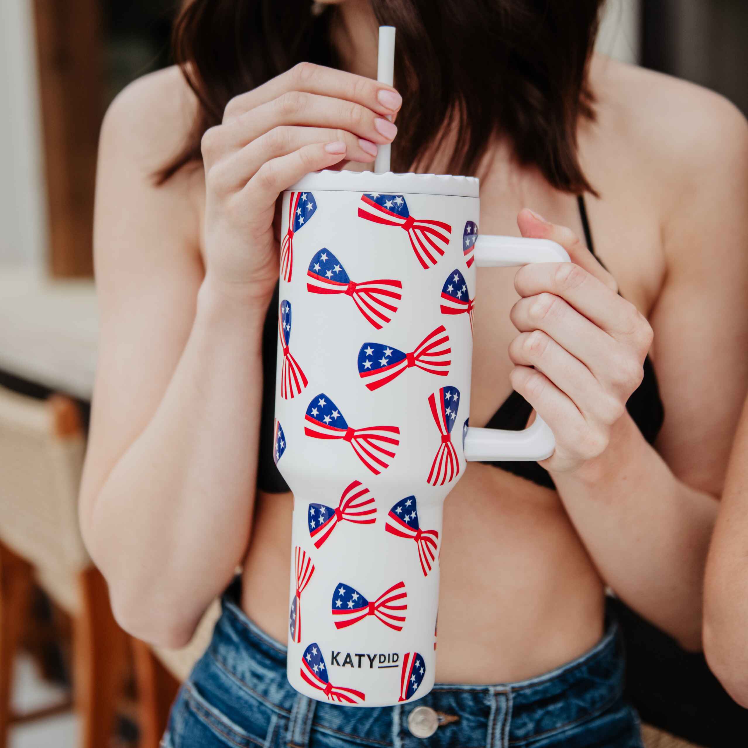 American Bows Wholesale 38 Oz Tumbler with Handle