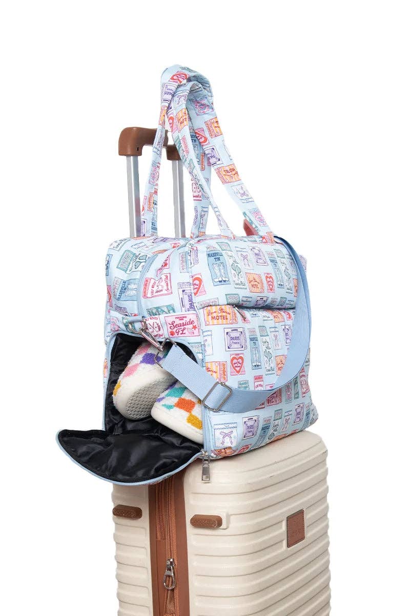 Traveling Matchbook Weekender Bag