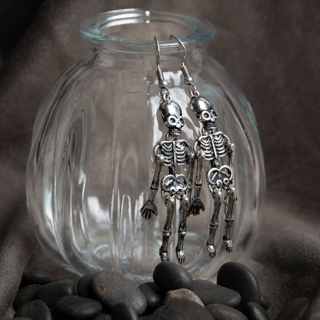 Halloween Skeleton Drop Earrings