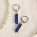 Hoop Earrings Gemstone Bar Waterproof Jewelry Narelle