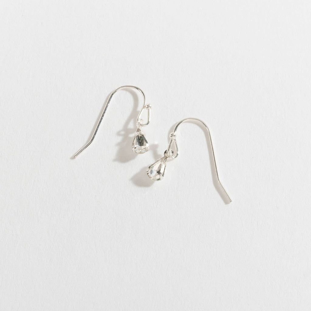Silver Teardrop Ear Sense Earrings