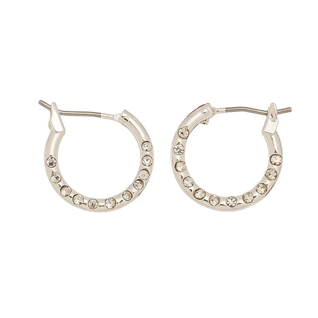 Hoop with Stone Ear Sense Earrings