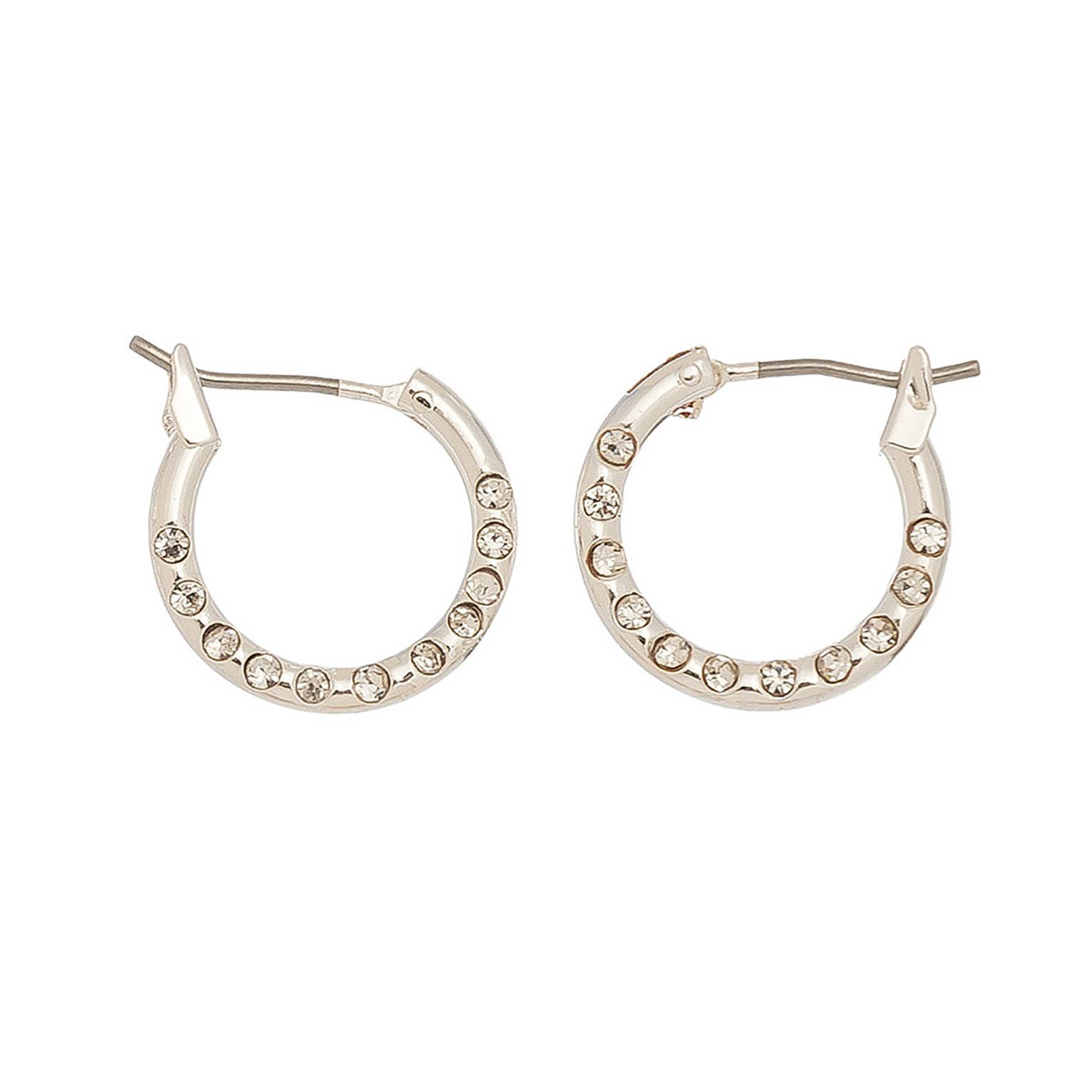 Hoop with Stone Ear Sense Earrings