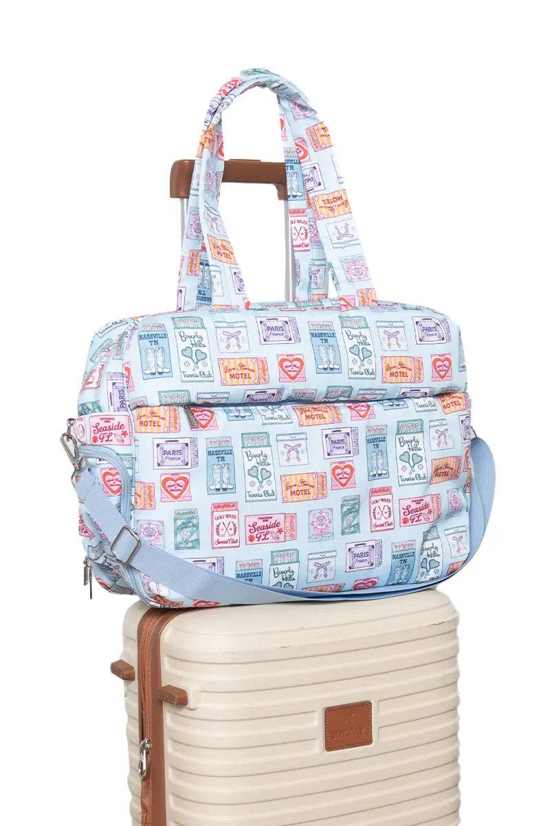 Traveling Matchbook Weekender Bag