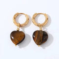 18K STAINLESS STEEL TARNISH FREE DROP EARRINGS | 40E426