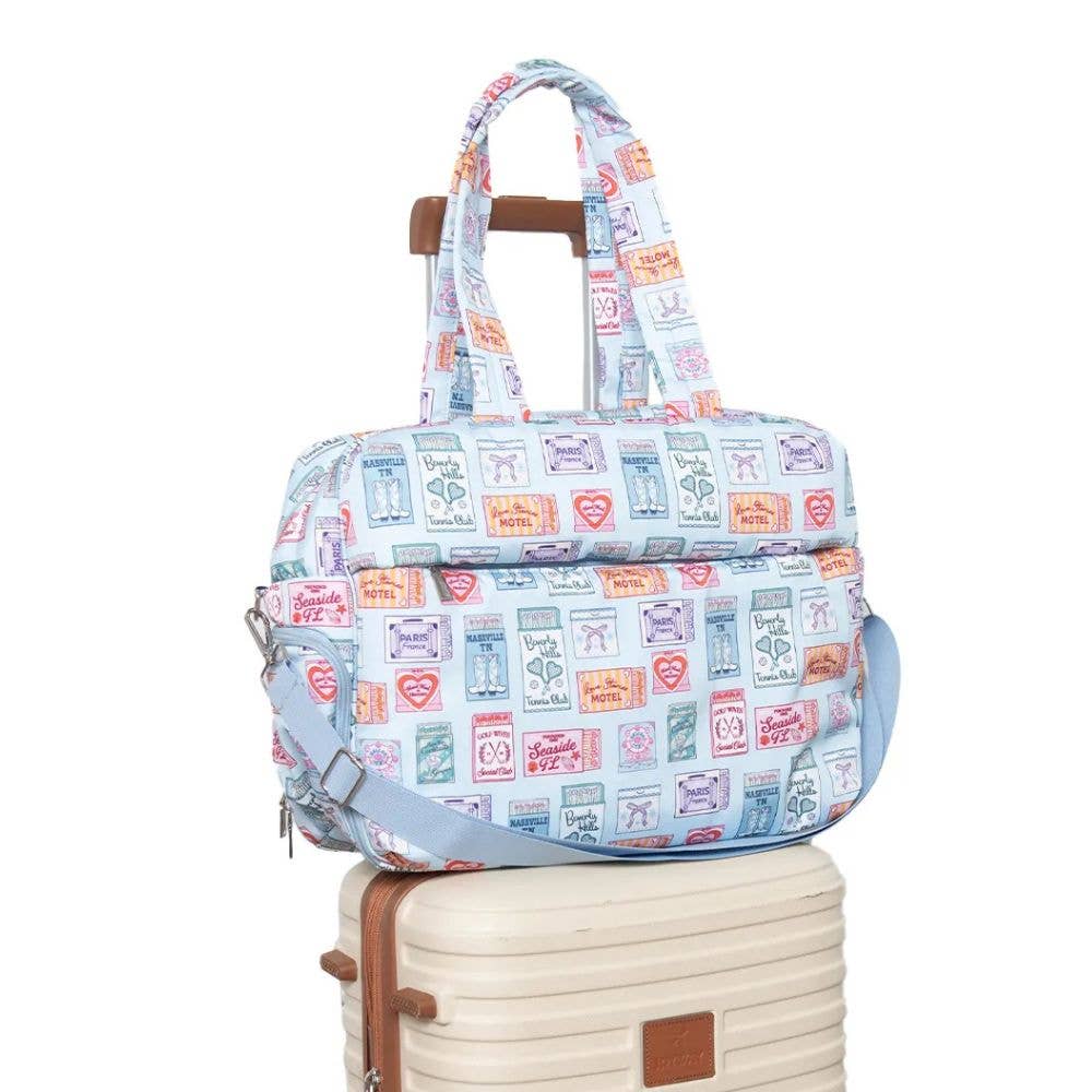 Traveling Matchbook Weekender Bag