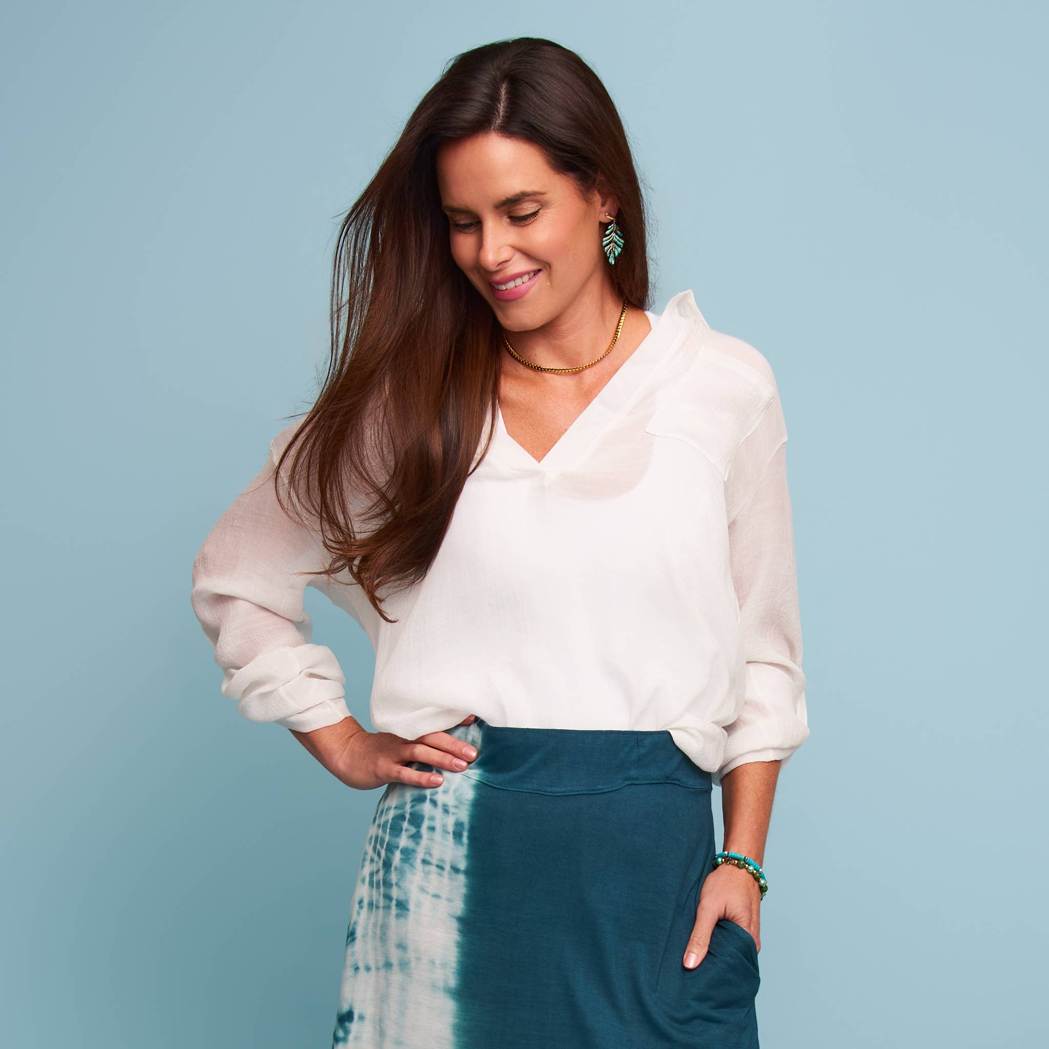 Drop Earrings Ailani Acrylic Feather