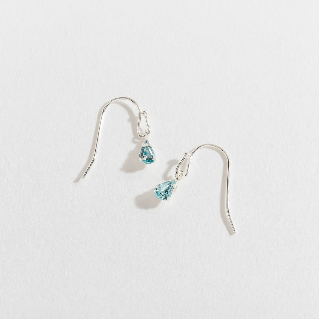 Silver Teardrop Ear Sense Earrings