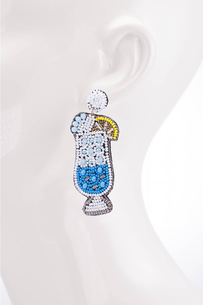 Cocktail Beads Drop Earrings