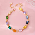 Rainbow Gemstone Tennis Bracelet | 80B1674