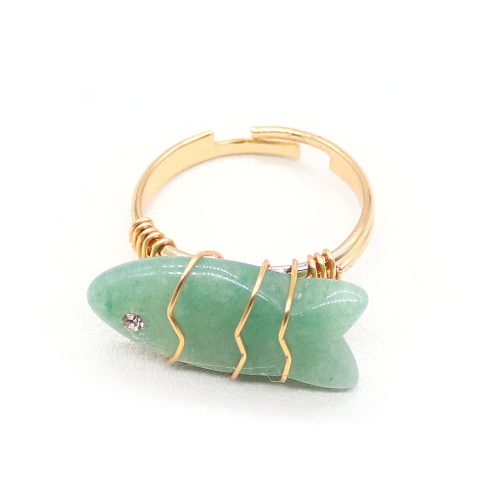 18K STAINLESS STEEL TARNISH FREE STONE RING | 40R132