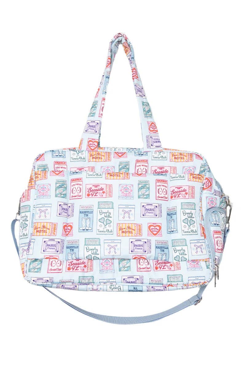 Traveling Matchbook Weekender Bag