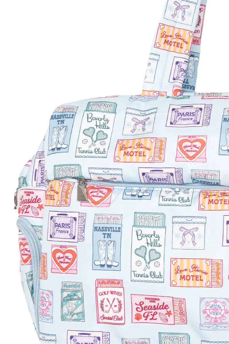 Traveling Matchbook Weekender Bag