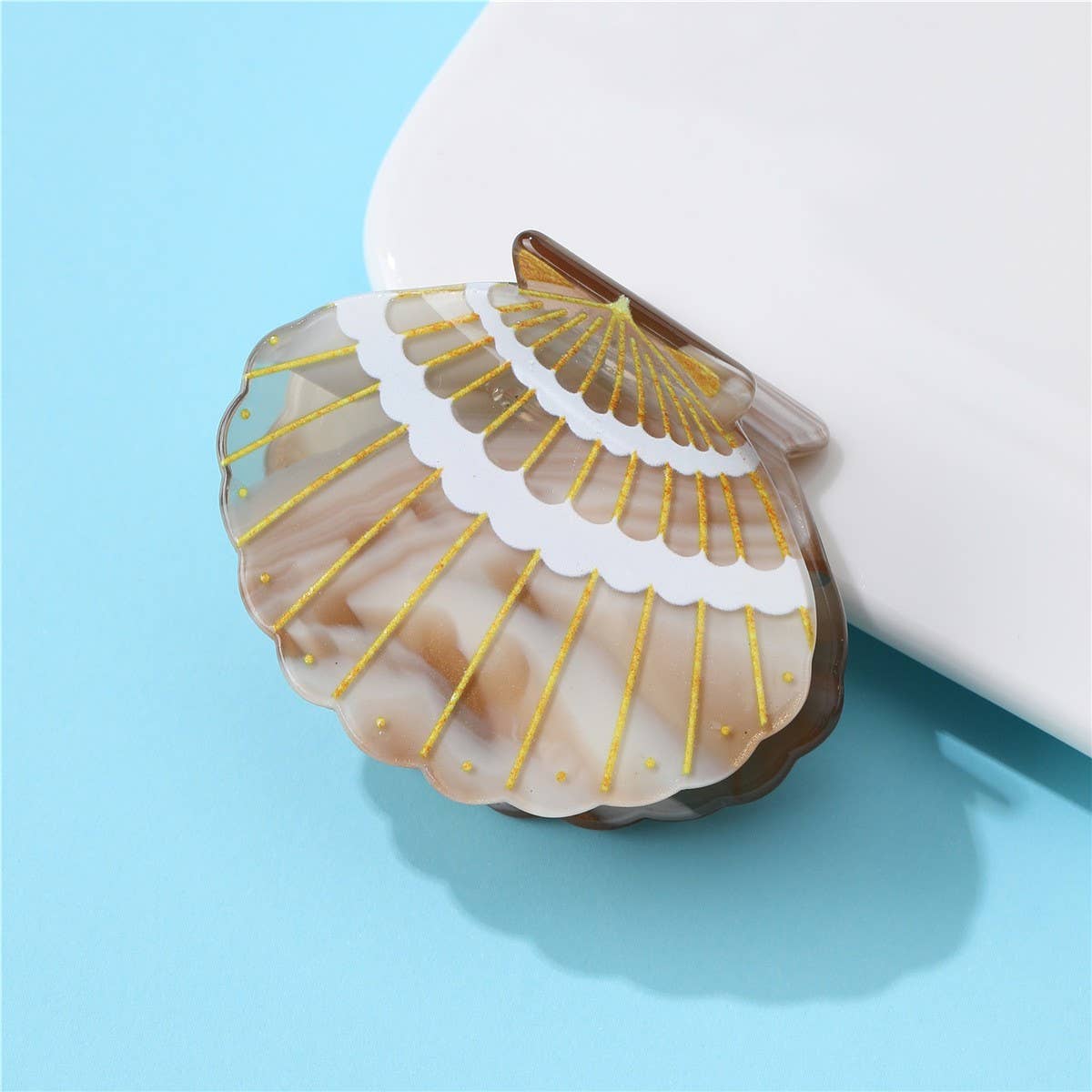 Marbled Seashell Hair Claw Clip | 40H1047