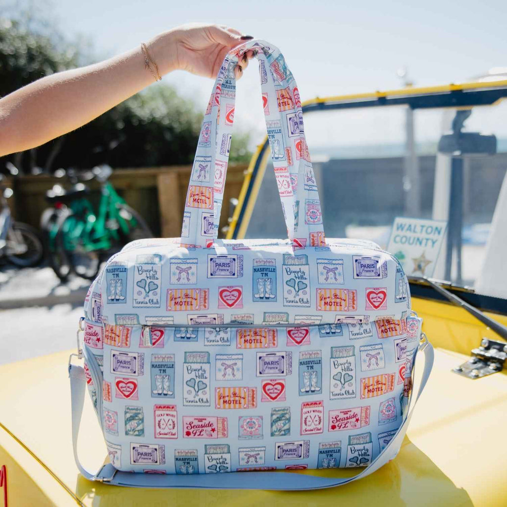 Traveling Matchbook Weekender Bag
