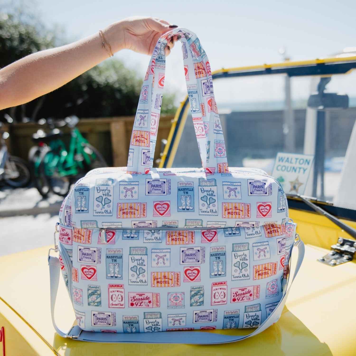 Traveling Matchbook Weekender Bag
