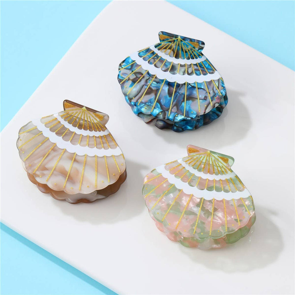Marbled Seashell Hair Claw Clip | 40H1047