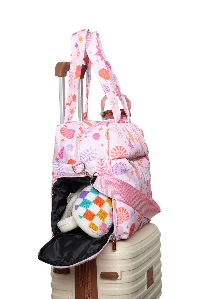 Beach Seashells Weekender Bag