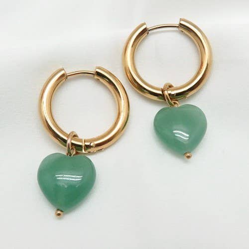 18K STAINLESS STEEL TARNISH FREE DROP EARRINGS | 40E426