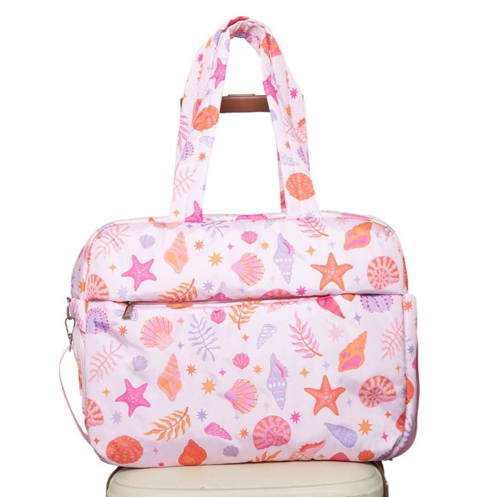 Beach Seashells Weekender Bag
