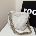 Corduroy AZTEC Guitar Shoulder Strap Tote Bag | 40P584