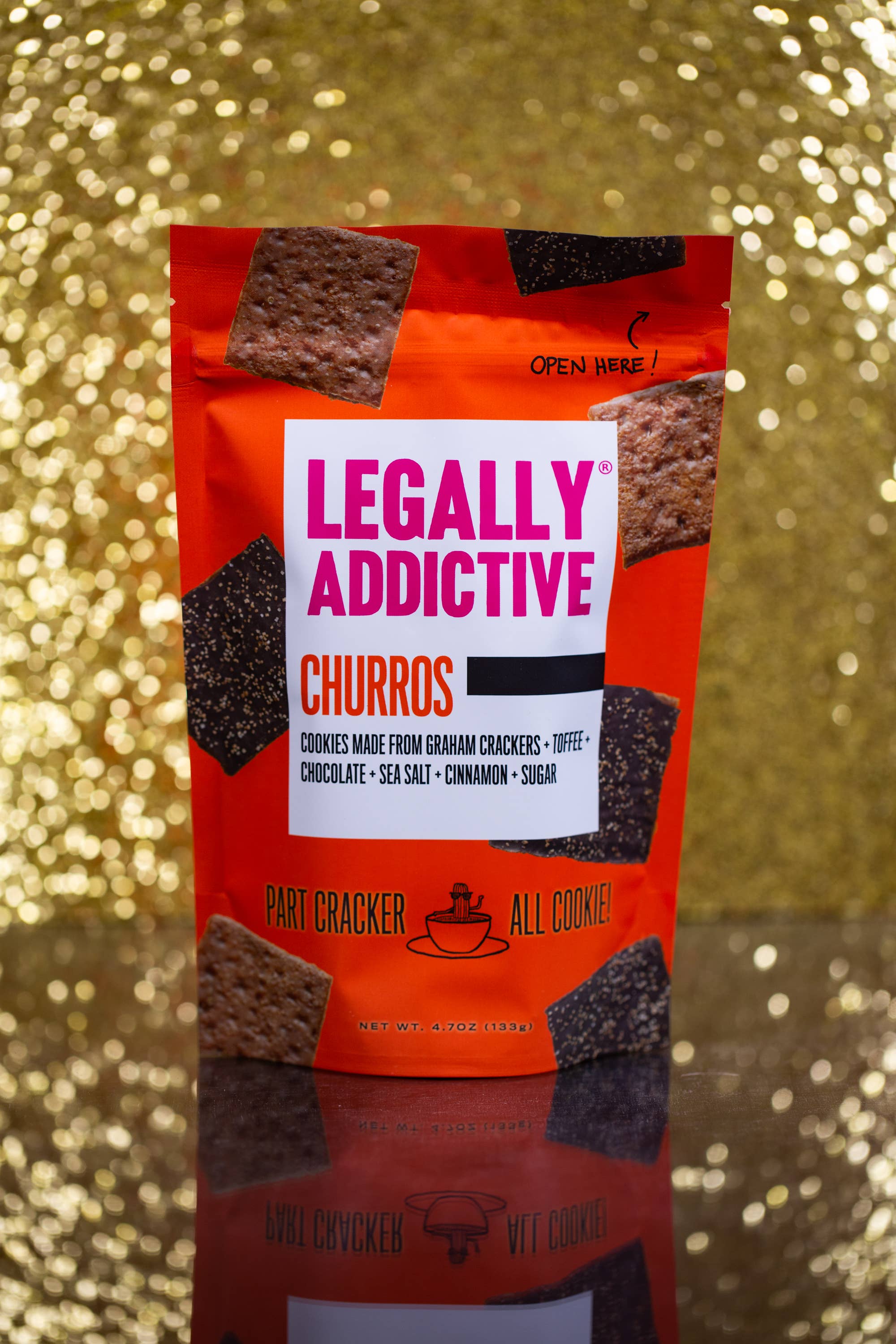 Churros! Toffee and Chocolate Covered Cookie