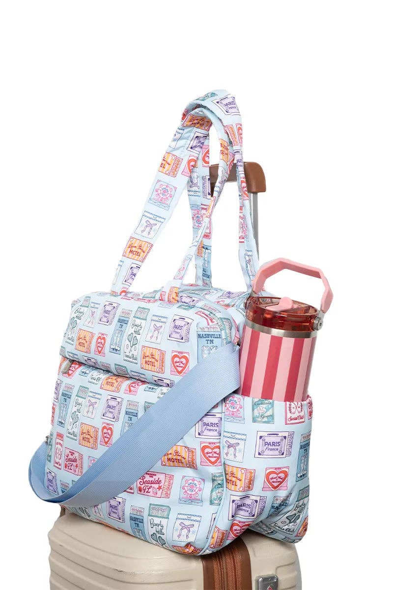 Traveling Matchbook Weekender Bag