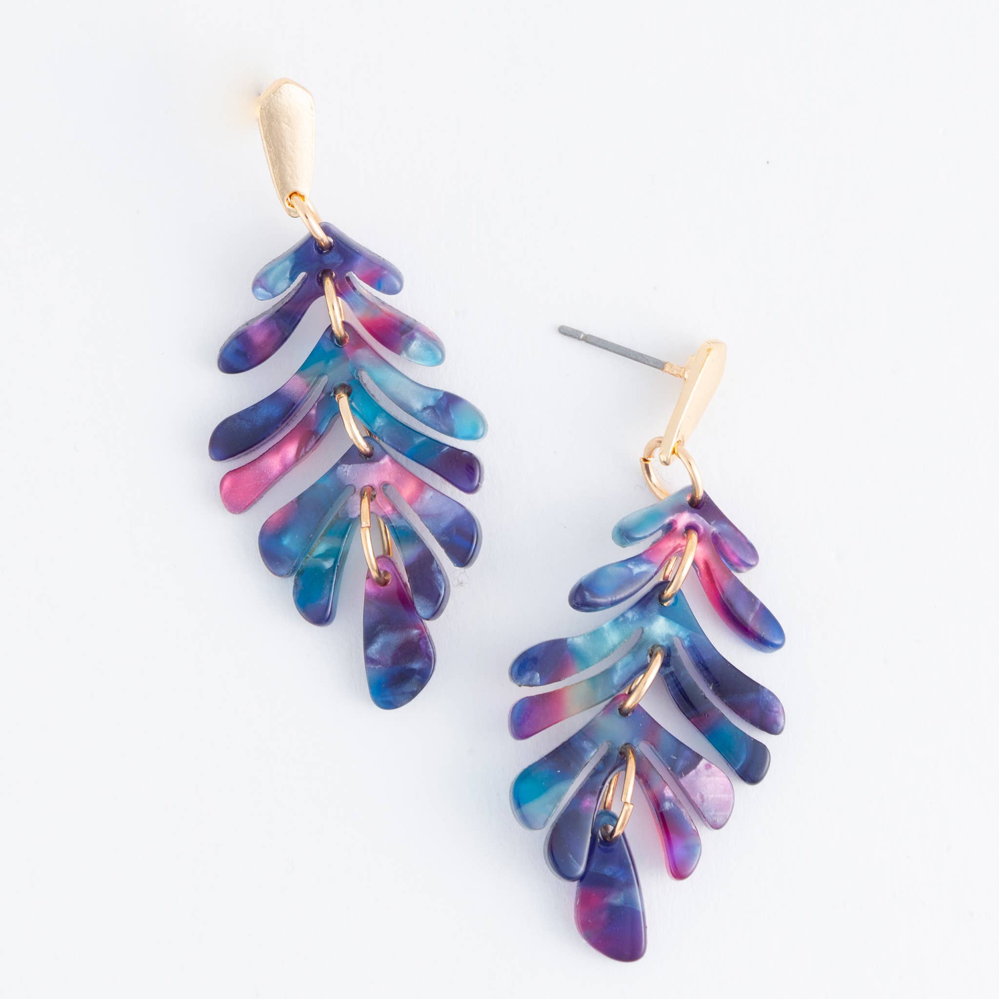 Drop Earrings Ailani Acrylic Feather