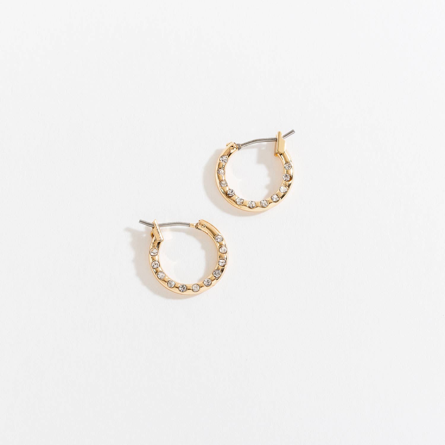 Hoop with Stone Ear Sense Earrings