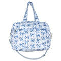 Light Blue Toile Coquette Bows Weekender