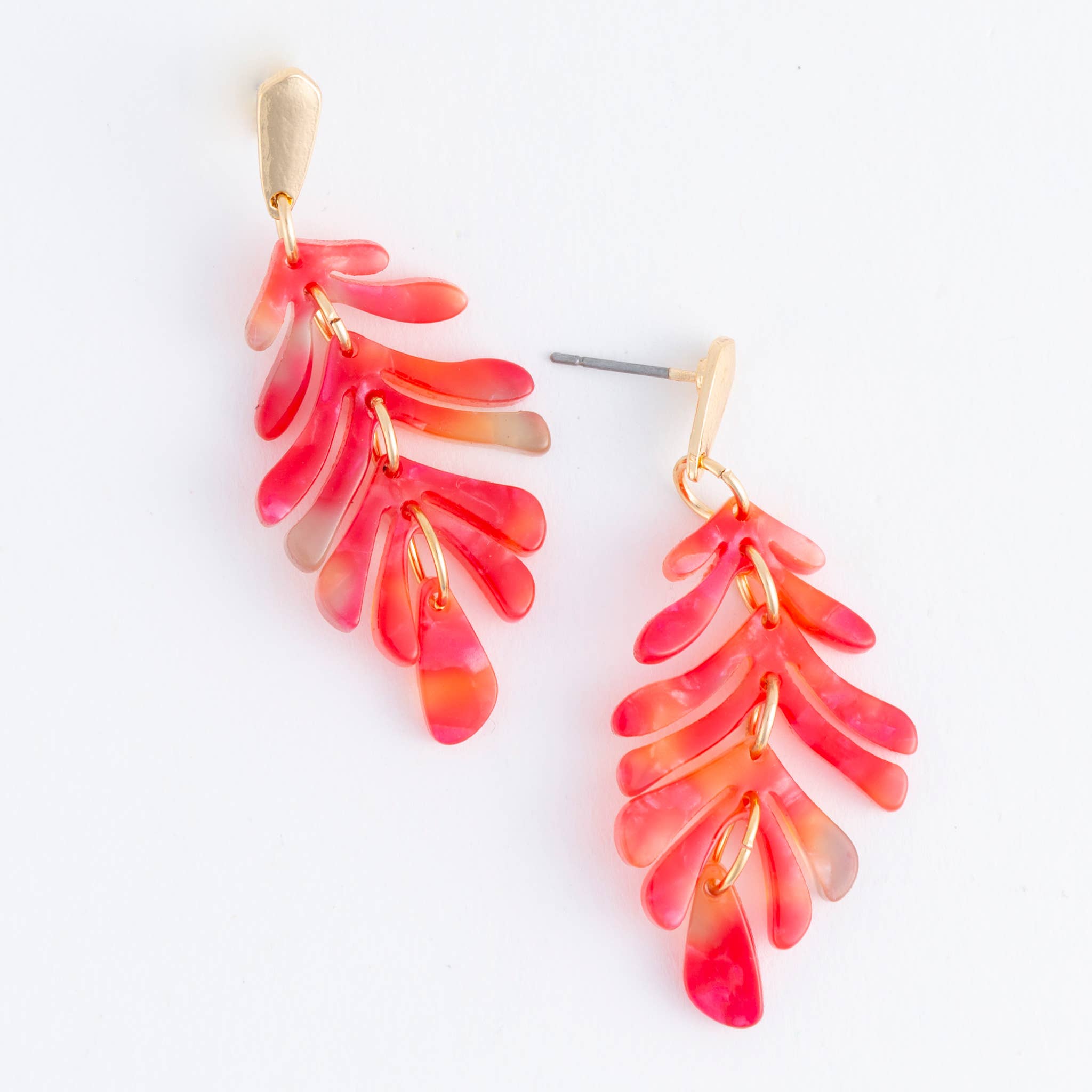 Drop Earrings Ailani Acrylic Feather