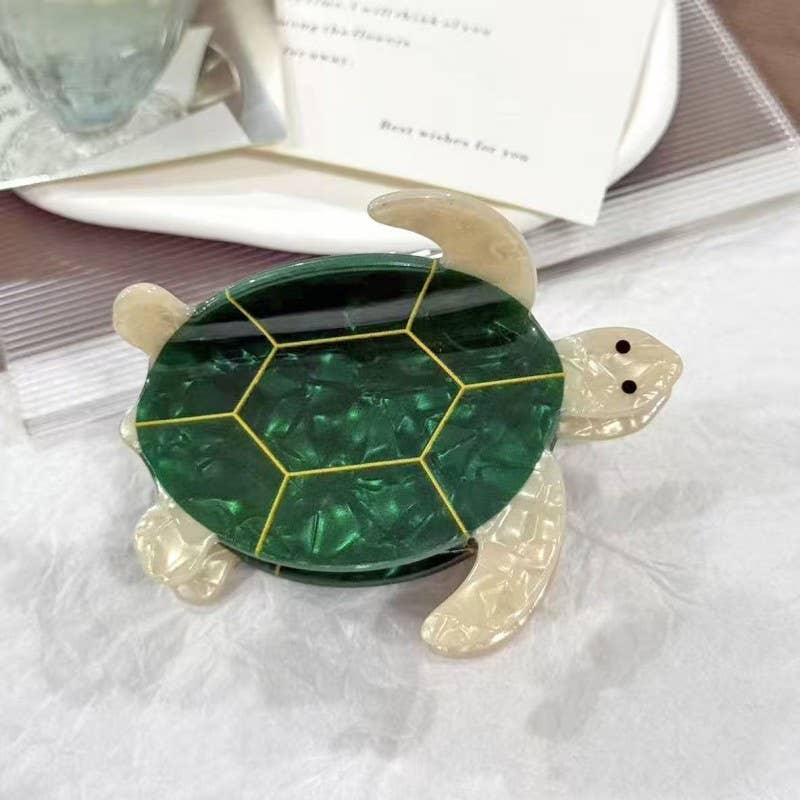 Adorable Tortoise Turtle Hair Claw Clips | 40H1061