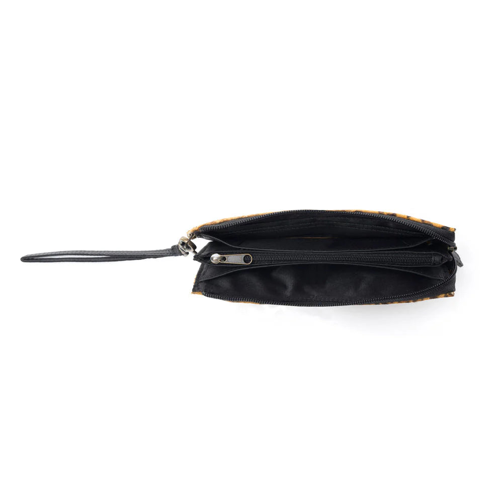 UPTOWN GIRL LEATHER & HAIRON WALLET