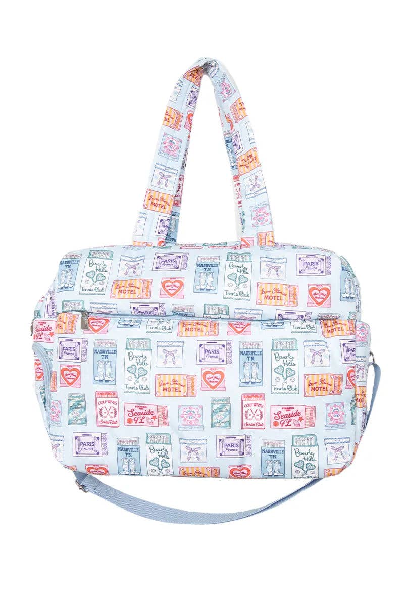 Traveling Matchbook Weekender Bag