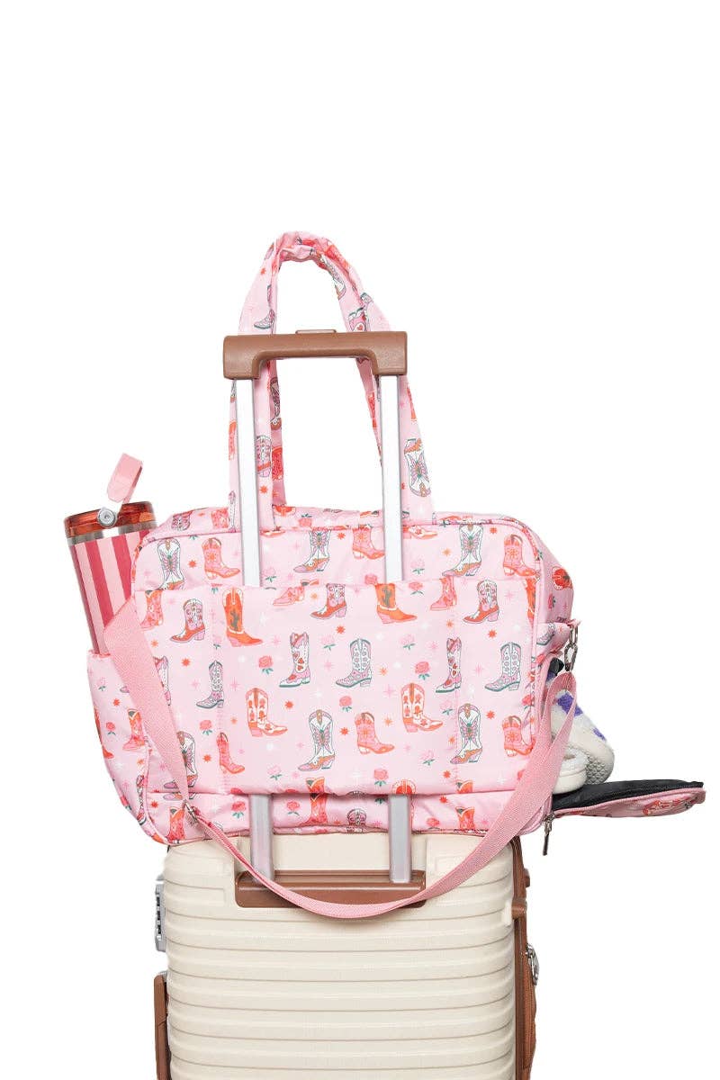 Boots & Roses Overnight Bag -Weekender