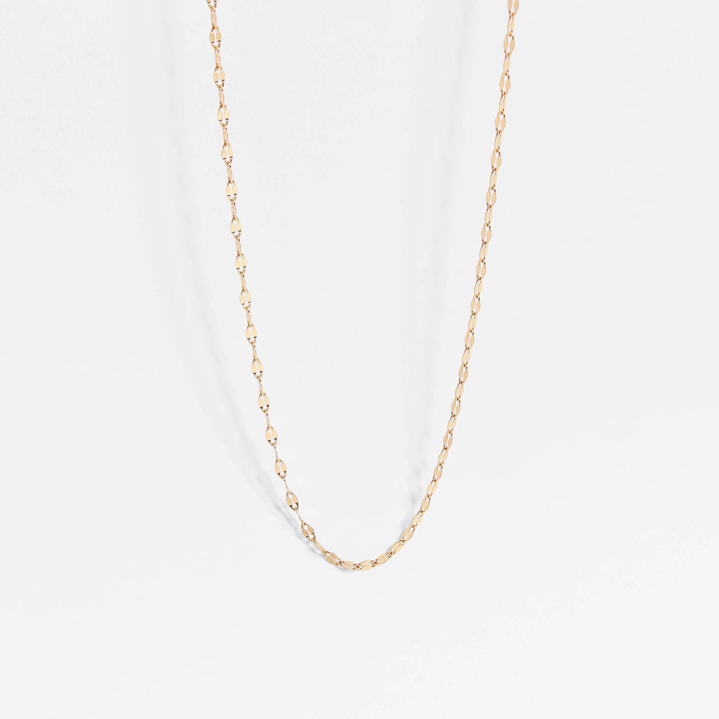 Stainless Steel Lip Chain Necklace