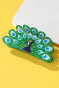 Peacock Motif  Hair Claw Clip | 40H1082