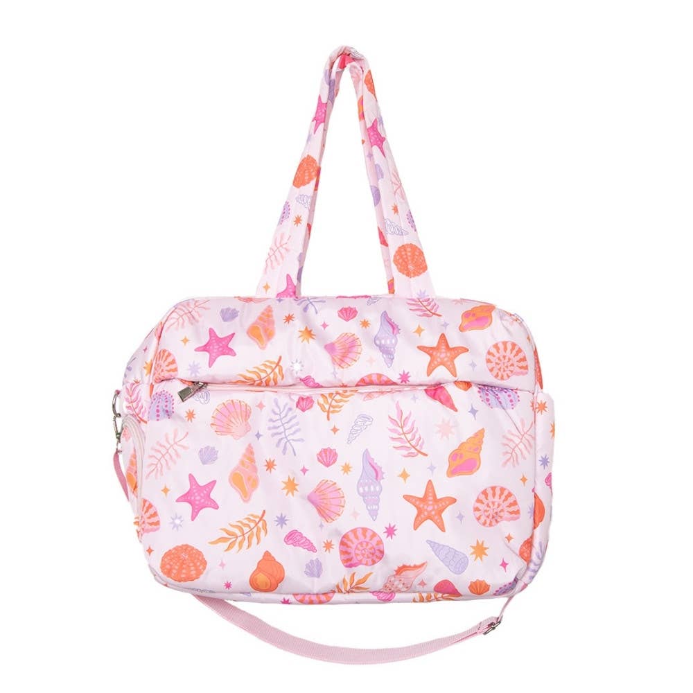 Beach Seashells Weekender Bag