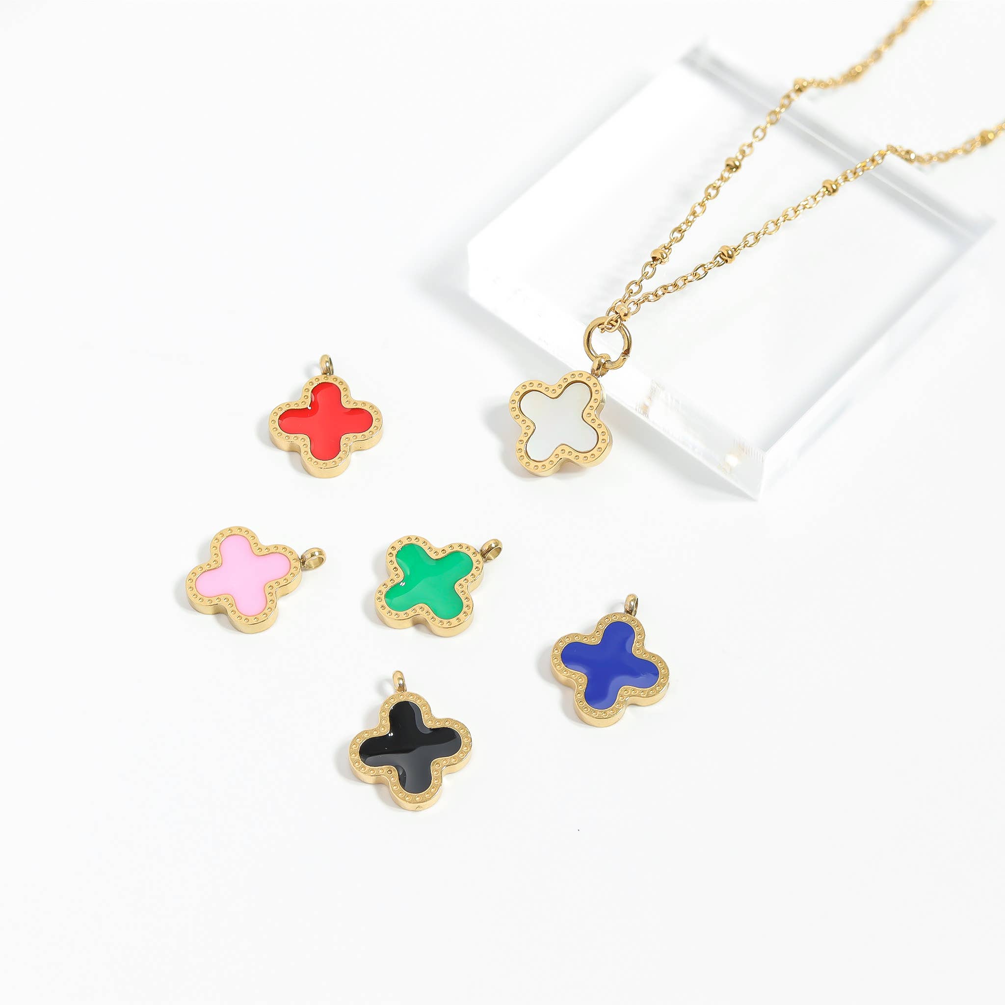 Stainless Steel Satellite Chain Necklace