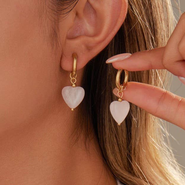18K STAINLESS STEEL TARNISH FREE DROP EARRINGS | 40E426
