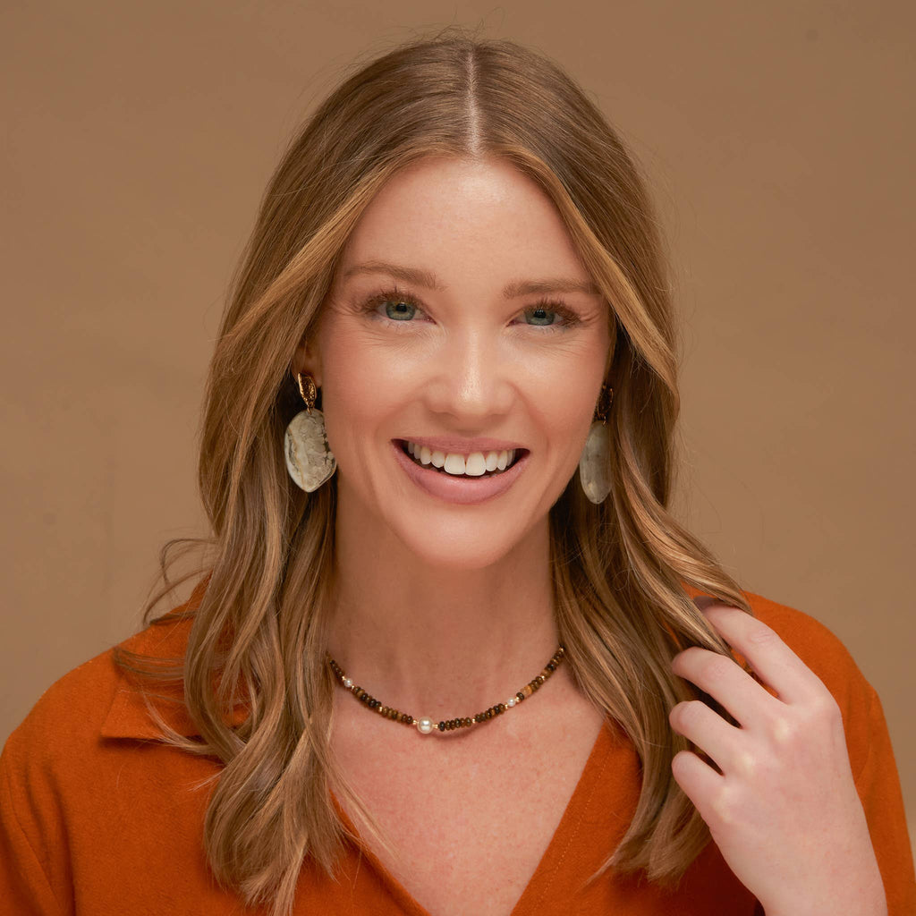 Drop Earrings Sienna Artistic Acrylic Jewelry