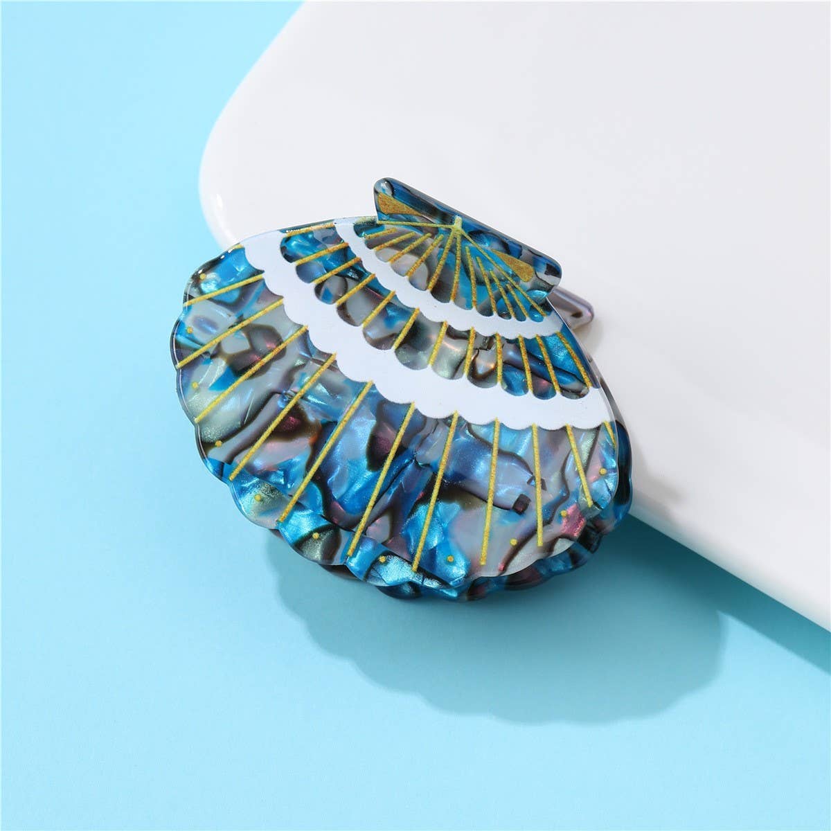 Marbled Seashell Hair Claw Clip | 40H1047